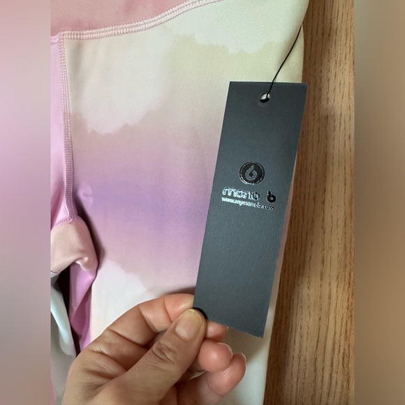 Mono B Rainbow Cloud Activewear Yoga Leggins Women’s S - Picture 4 of 6